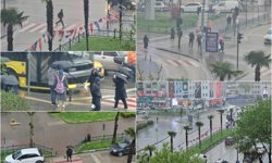 Bursa'da sağanak yağış etkili oldu