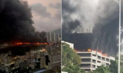 Çin'de elektrikli otomobil üreticisi fabrikada yangın