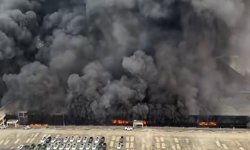 Çinli otomotiv devi BYD'nin tesisinde yangın