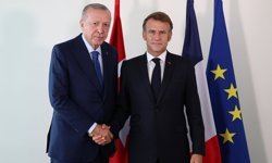Cumhurbaşkanı Erdoğan, Fransa Cumhurbaşkanı Macron ile görüştü