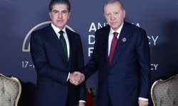 Cumhurbaşkanı Erdoğan IKBY Başkanı Barzani ile görüştü