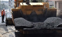 Direkli Caddesi'nde asfalt çalışması başladı