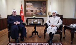 Diyanet İşleri Başkanı Arpaguş, Kosova İslam Birliği Başkanı Ternava'yı kabul etti
