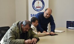 Gaziantep'te görme engelliler Braille alfabesi öğreniyor