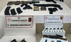 Gaziantep'te silah kaçakçılığı operasyonu: 19 şüpheliye işlem