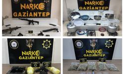 Gaziantep'te uyuşturucu operasyonları: Bin 767 şüpheli yakalandı