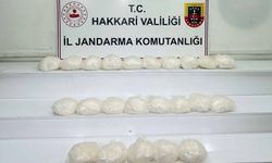 Hakkari’de 22 kilogram metamfetamin ele geçirildi