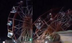 Hindistan'da bir dönme dolap aşırı yük nedeniyle devrildi: 40 yaralı