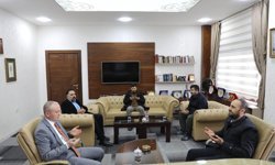 HÜDA PAR Ağrı İl Başkanı Yılmaz'dan İl Milli Eğitim Müdürü Kökrek'e taziye ziyareti