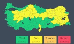 İçişleri Bakanlığından 'sarı' kodlu kuvvetli yağış uyarısı