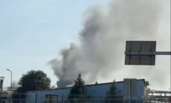 İstanbul Ümraniye'de iş yeri yangını
