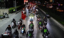 İstanbul'da işgal ve zulme karşı yüzlerce araçlık konvoy