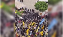 İzmir'de 'eğitimde şiddete hayır' eylemi düzenlendi