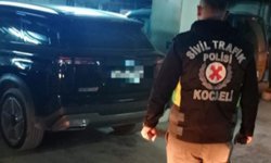 Kaldırımdan ilerleyen sürücüye ceza