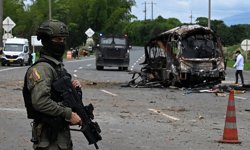 Kolombiya'da bomba yüklü otobüs patlatıldı: 2 kişi yaralandı