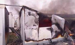 Konteyner kentte çıkan yangın paniğe neden oldu