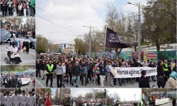 Konya'da Gazze'ye destek yürüyüşü düzenlendi