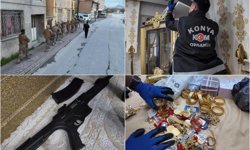 Konya'da tefecilik operasyonunda 4 şüpheli gözaltında