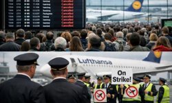 Lufthansa'da yeni grev dalgası: Yüzlerce uçuş iptal