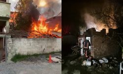 Malatya'da bir günde iki odunluk yangını