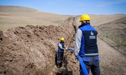 Malatya'da eski su hatları yenilendi