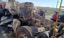 Mardin'de kamyon kaza yaptı: Sürücü hayatını kaybetti