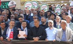 Mersin'de Filistin vurgusu: 'İnsanlık vicdanı susmayacak'