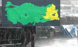 Meteorolojiden 13 il için sarı kodlu uyarı