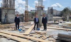 Müftü Durmuş'tan yapımı süren camilerde inceleme