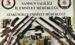 Samsun'da ruhsatsız silah operasyonu: 1 gözaltı