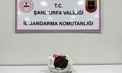 Şanlıurfa'da durdurulan araçta 1 kilo skunk ele geçirildi