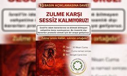 Şanlıurfa'da Gazze için basın açıklaması çağrısı