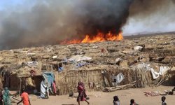 Savaştan kaçtılar, alevlere yakalandılar: Kuzey Darfur'da çadır yangınları