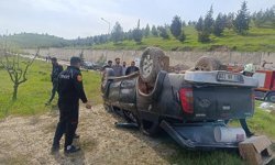 Siirt'te otomobil takla attı: 1 yaralı
