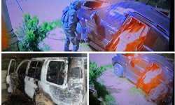 Siyonist çeteler, Filistinlilere ait iki aracı kundakladı