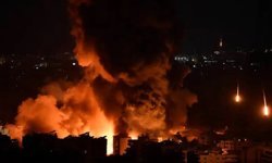 Siyonist işgalciler Lübnan'da sivillerin yaşadığı mahalleyi havaya uçurdu