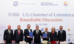 TOBB ve ABD Ticaret Odası arasında iş birliği mutabakat zaptı imzalandı