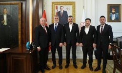 TŞOF heyetinin ziyaretinde trafik güvenliği ve APP plakalar ele alındı