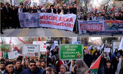 Van’da ABD ve siyonist rejimin Orta Doğu’daki emperyalist politikalarına tepki