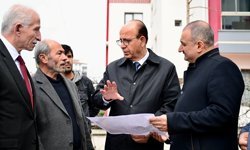 Yeşilyurt Belediye Başkanı Geçit, yol yenileme çalışmalarını inceledi