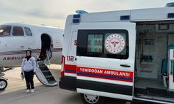 70 günlük bebek ambulans uçakla Ankara'ya sevk edildi