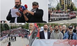 Ankara'da 'Küresel İşgale Karşı Küresel Direniş' yürüyüşü düzenlendi