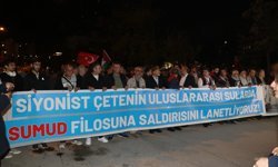 Ankara'da Sumud Filosu'na yönelik saldırı protesto edildi