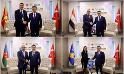 Bakan Yumaklı, su forumu kapsamında ikili görüşmeler gerçekleştirdi