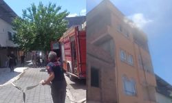 Batman'da 3 katlı binada yangın paniği