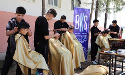 Battalgazi Belediyesinden çocuklara ücretsiz bayram tıraşı