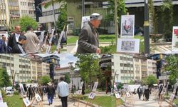Bingöl'de Gazze temalı uluslararası karikatür sergisi