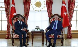 Cumhurbaşkanı Erdoğan BAE Devlet Başkan Yardımcısı Şeyh Mansur'u kabul etti