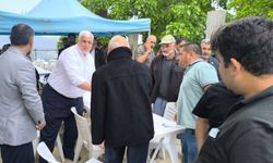 HÜDA PAR heyetinden Mersin'deki saldırıda hayatını kaybeden Özden'in ailesine taziye ziyareti