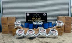 Kocaeli'de 1 ton 80 kilogram uyuşturucu ham maddesi ele geçirildi